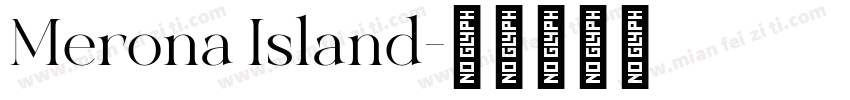 Merona Island字体转换